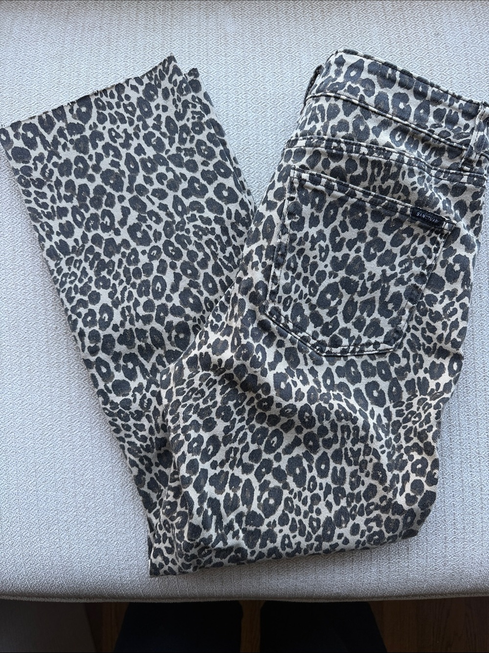 Cadence 90’s Straight Leopard Jeans by Sanctuary